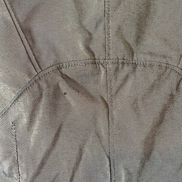 NIKE Womens Gray Jacket Orange Accents Front Zip and Snaps Slit Zip Pockets S - Picture 7 of 10